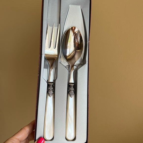 EME Italy Napoleon Table serving fork and serving spoon - Picture 14 of 15